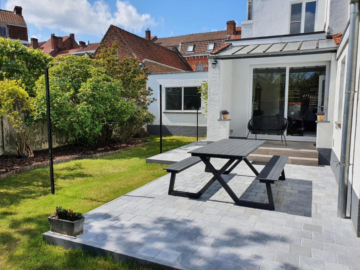 Trendy, Authentieke Woning Met Groot Terras En Tuin Villa Bruges Exterior photo